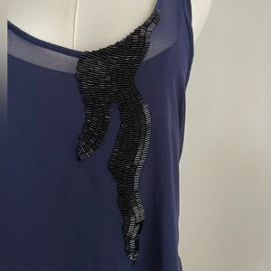 Costa Blanca Beaded Tank Top Size S